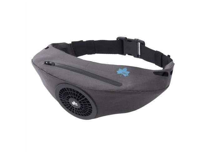 ロゴス、上半身に風を送るウエストポーチ型ボディエアコン「クール