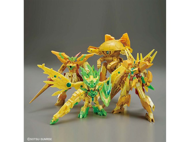 バンダイ、「ビルドダイバーズ」グランドクロスカラーのガンプラ4体