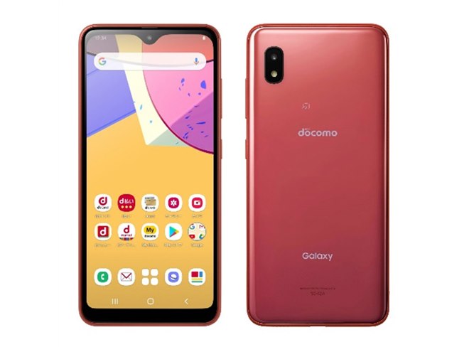 ドコモ、「かんたんモード」搭載の約5.8型スマホ「Galaxy A21 SC-42A