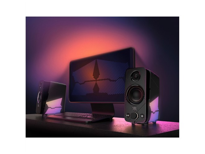 JBL、RGBライティング搭載のゲーミングスピーカー「JBL Quantum DUO