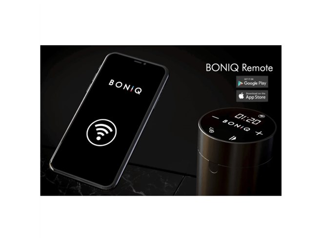 高出力でコンパクトになった低温調理器「BONIQ 2.0」一般販売開始