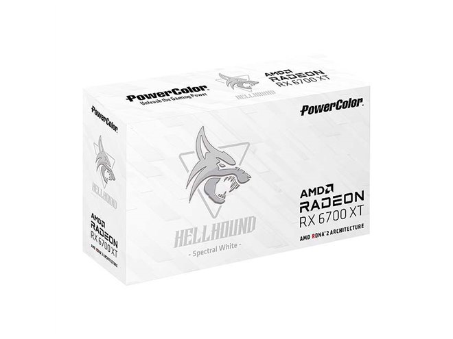 PowerColor、「Radeon RX 6700 XT」を搭載したビデオカードのホワイト