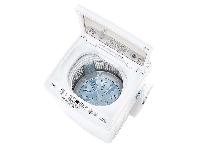 AQUA、「ワイドガラストップ」を採用した7/8/9kgモデルの全自動洗濯機