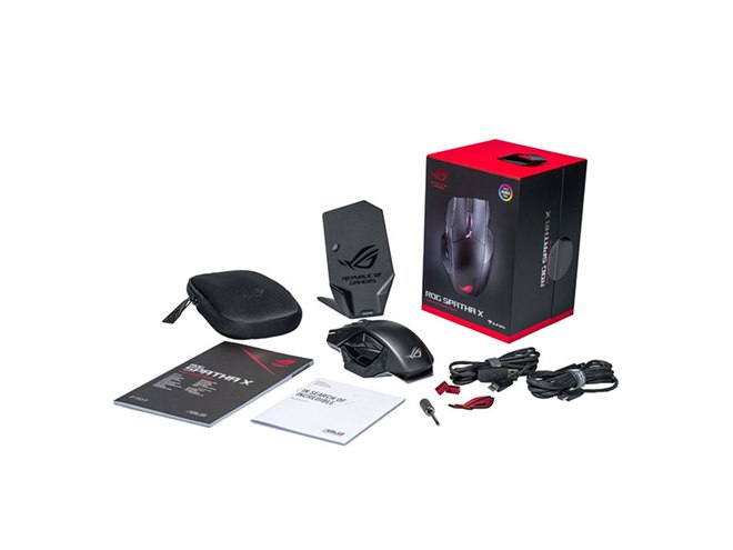 ASUS、12個のプログラム可能なボタンを搭載したワイヤレスマウス「ROG