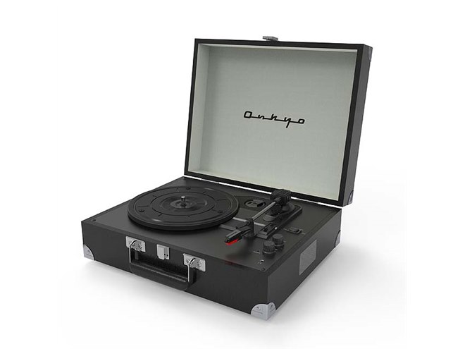 オンキヨー、Bluetoothスピーカー内蔵ポータブルターンテーブルを本日7