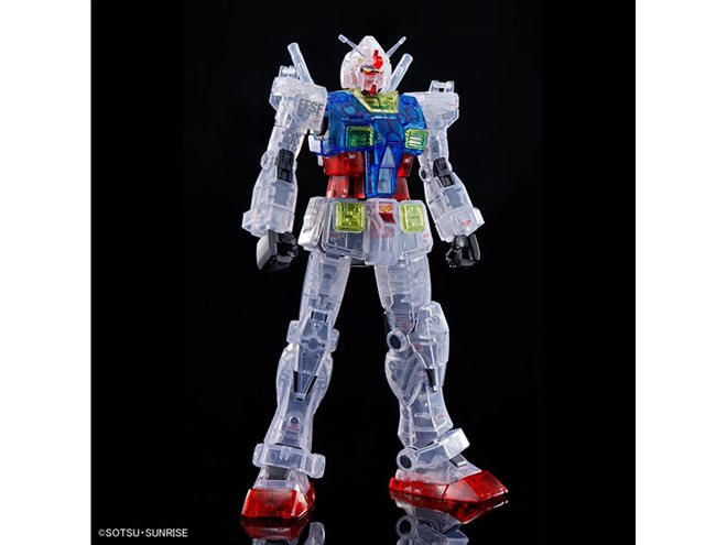 THE ORIGIN版「RX-78-02 ガンダム」がクリアカラーの限定ガンプラで