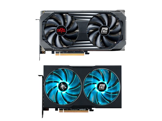 PowerColor「Red Devil」「Hellhound」からRadeon RX 6600 XTビデオ
