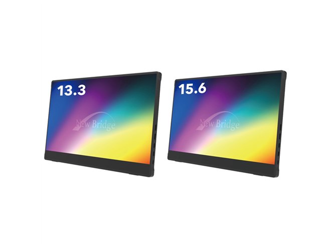 New Bridge、全面フルフラットの13.3/15.6型フルHD+HDR対応モバイル