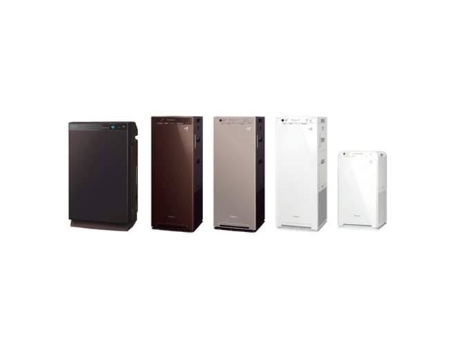 ダイキン、“業界最小クラスの設置面積”をうたう加湿ストリーマ空気清浄