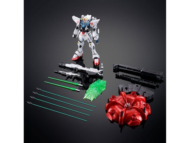 チタニウムフィニッシュ加工のMGガンプラ「ガンダムF91」、ラフレシア