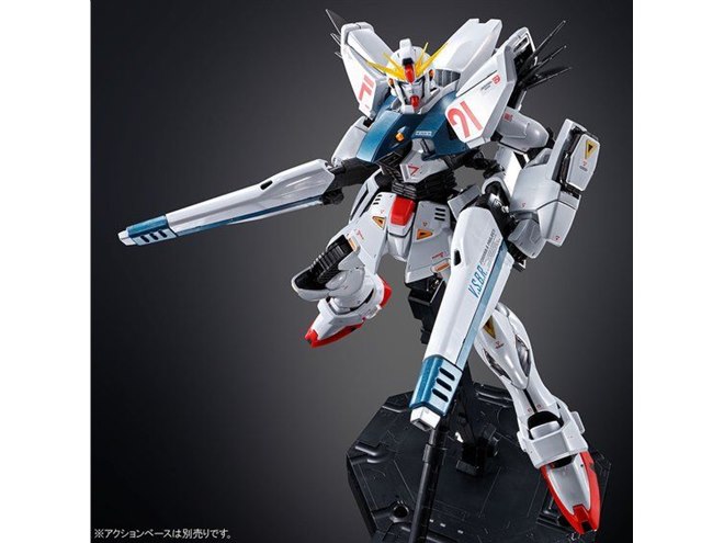 チタニウムフィニッシュ加工のMGガンプラ「ガンダムF91」、ラフレシア