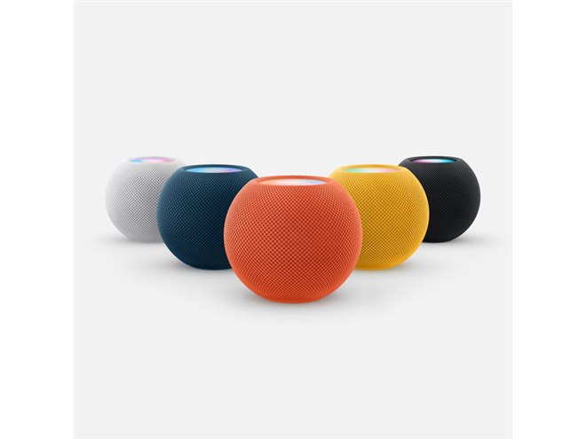 アップル、スマートスピーカー「HomePod mini」に新色イエロー