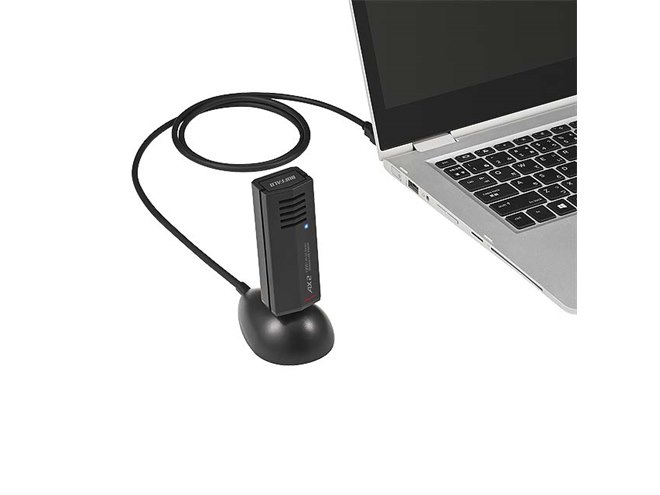バッファロー、Wi-Fi 6対応のUSB無線LANアダプター「WI-U3-1200AX2」を