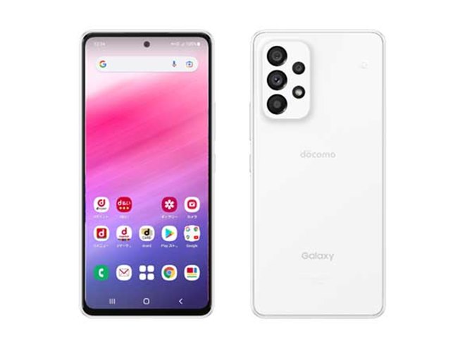 ドコモ、6.5型スタンダード5Gスマホ「Galaxy A53 5G SC-53C」を5/27