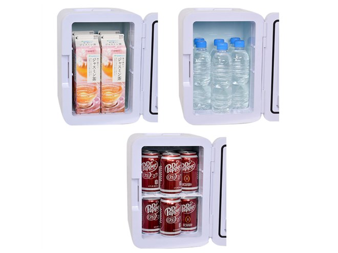 500mlペットボトルが6本入る、“自分専用”サイズの「おとしずか冷温庫