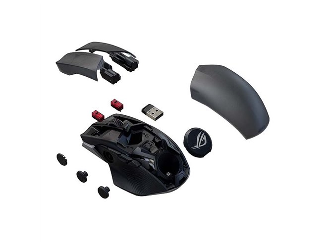 ASUS、最大36000dpiのワイヤレスゲーミングマウス「ROG Chakram X