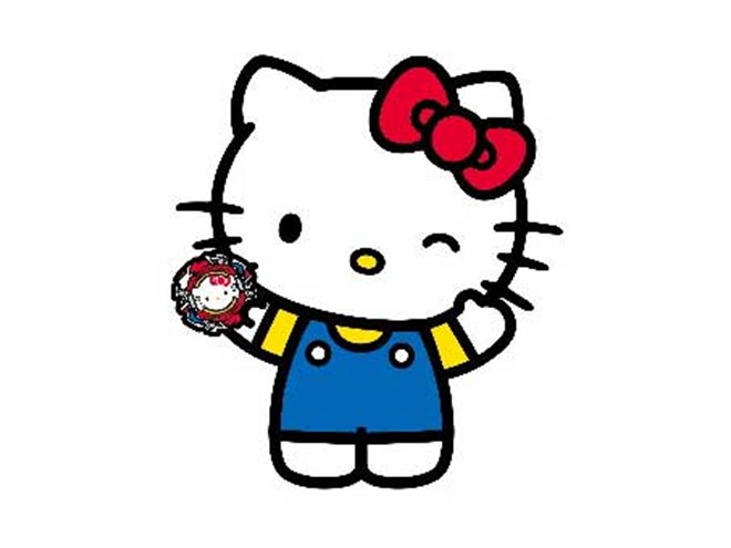 公式ベイバサダー・ハローキティとコラボしたベイブレードが本日9/17