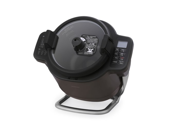 アイリスオーヤマ、内なべが自動回転する「自動かくはん式調理機 CHEF