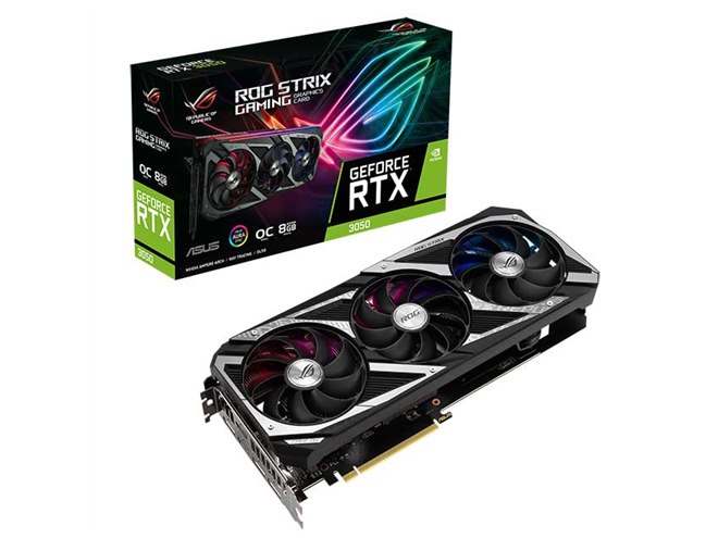 ASUS、「GeForce RTX 3050」を搭載したビデオカード - 価格.com