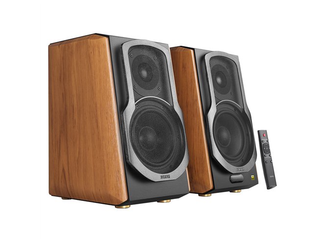 EDIFIER、最大120W出力の2.0パワードブックシェルフスピーカー