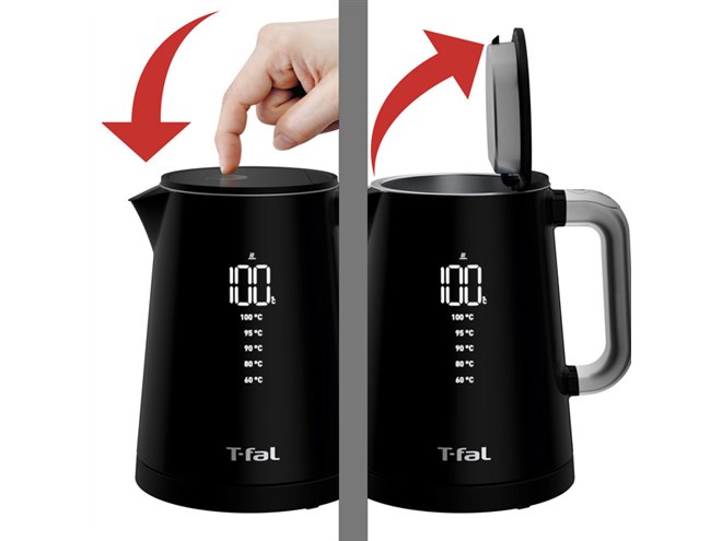 ティファール、温度表示が見やすくなった電気ケトル「ディスプレイ