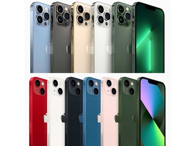 アップル、iPhone 13シリーズの「アルパイングリーン」「グリーン