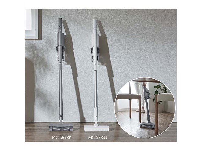 パナソニック、前後左右に動きやすくなったコードレス掃除機「MC-SB53K