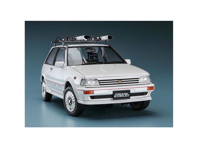 模型「トヨタ スターレット」スキーキャリアー＆フィギュアセットが