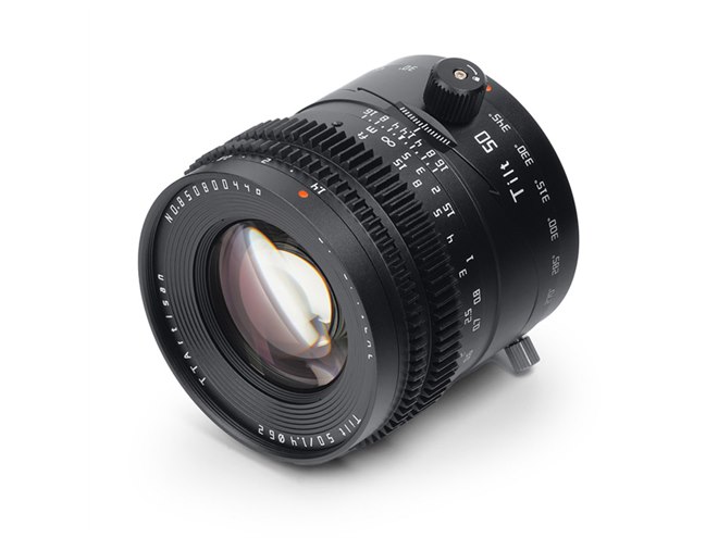 TTArtisan、ティルト・回転機構を採用した大口径標準レンズ「Tilt 50mm