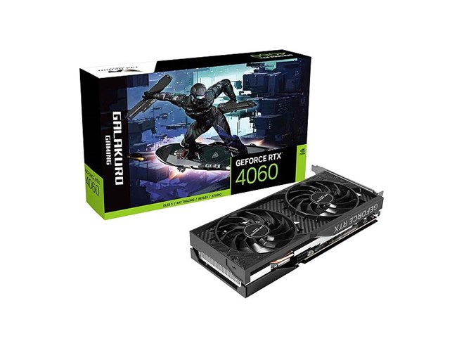 GALAKURO GAMING、「GeForce RTX 4060」を搭載したビデオカード - 価格.com