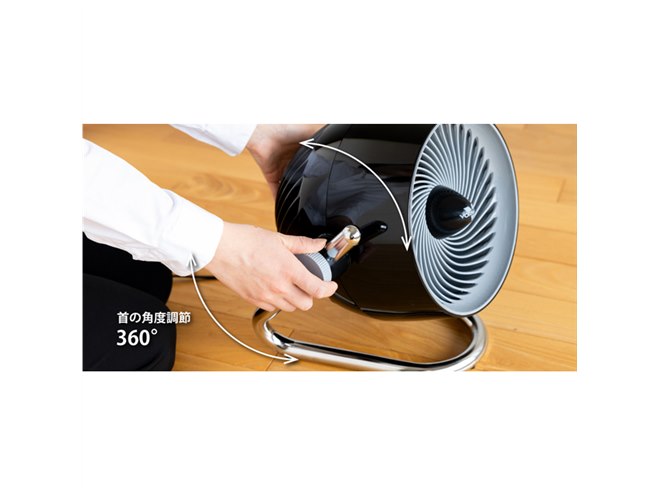 ボルネード、ジェット機のエンジンをかたどった30畳用サーキュレーター