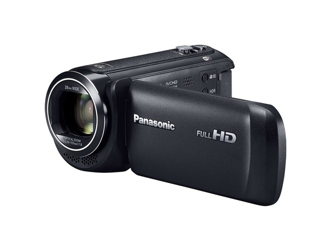 パナソニック、iA90倍ズーム搭載の小型軽量ビデオカメラ「HC-V495M