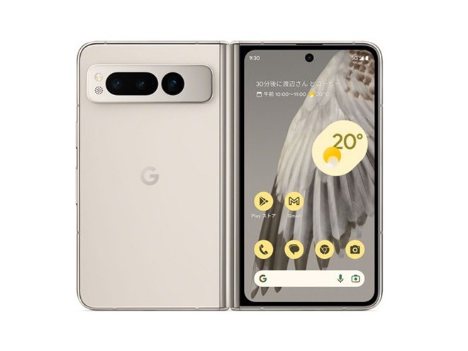 auが折りたたみスマホ「Pixel Fold」を7/27発売、Porcelain、Obsidian