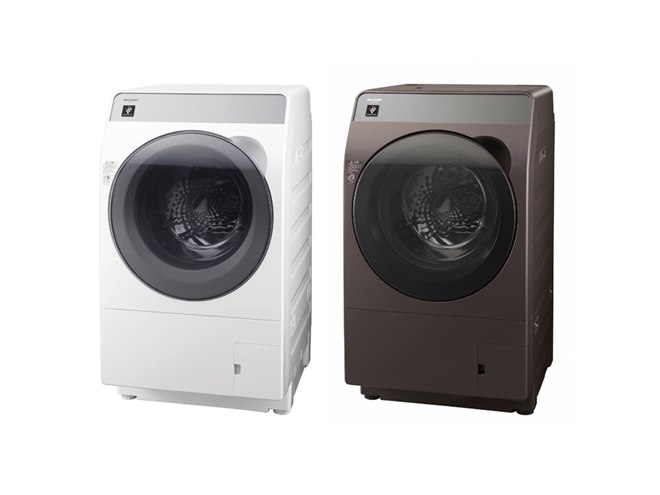 シャープ、マイクロ高圧洗浄搭載プラズマクラスタードラム式洗濯乾燥機