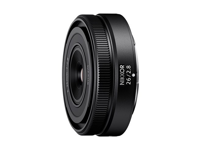 ニコン、重さ約125gのパンケーキレンズ「NIKKOR Z 26mm f/2.8」を本日3