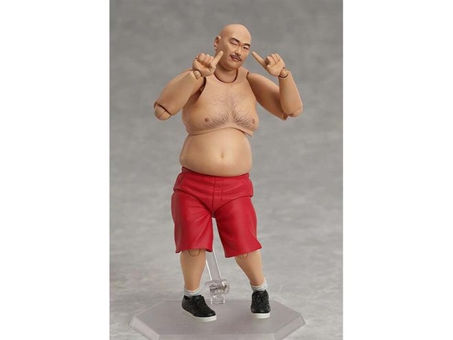 クロちゃんが可動フィギュアに、ギャグ顔・キス顔・ウィンク付属で半裸