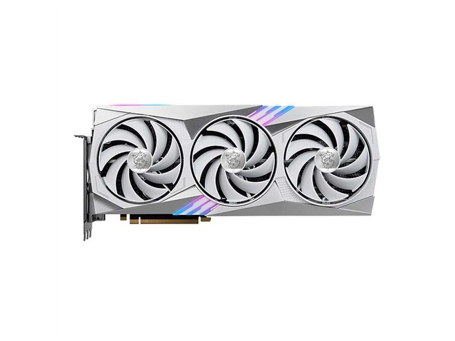 MSI、ホワイトデザインの「GeForce RTX 4070 Ti」搭載ビデオカード