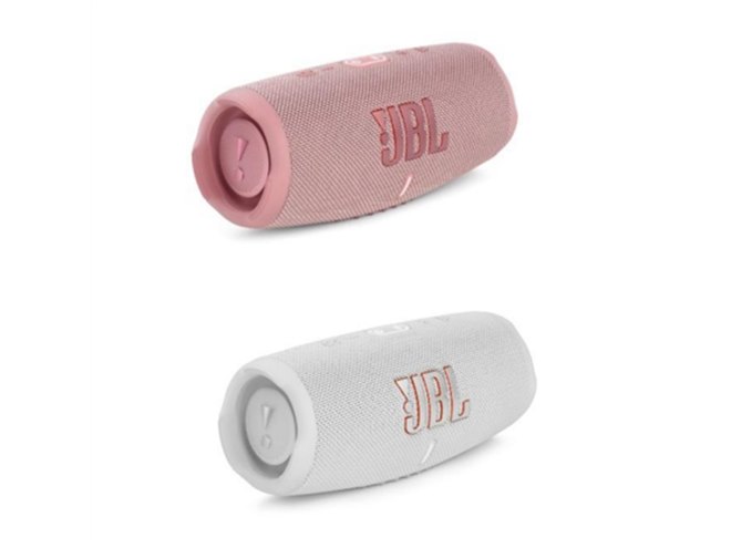 JBL、ポータブルBluetoothスピーカー「CHARGE 5」に新色ピンクと