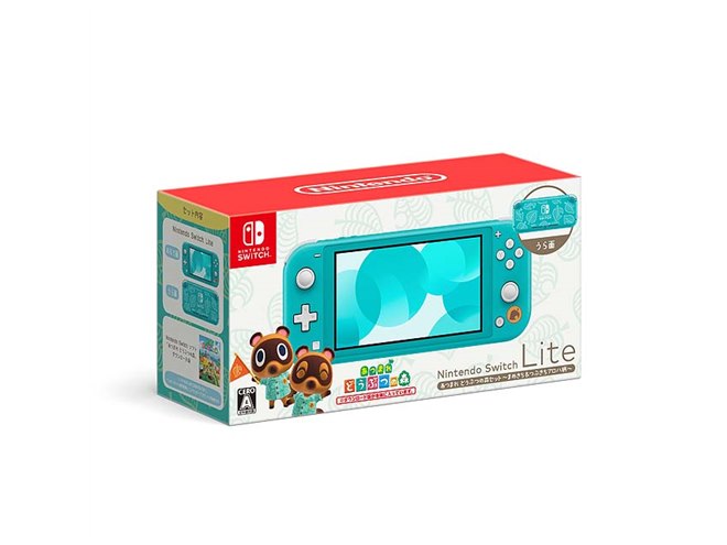 あつまれ どうぶつの森」をセットにした特別デザインのSwitch Liteが