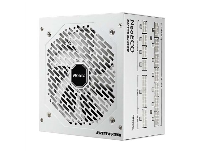 Antec、80PLUS GOLDを取得した1000W電源ユニット「NE1000G M WHITE ATX