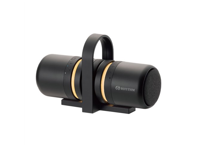 リズム、防水ポータブルシアタースピーカー「MAGSPEAKER DUO」を発売