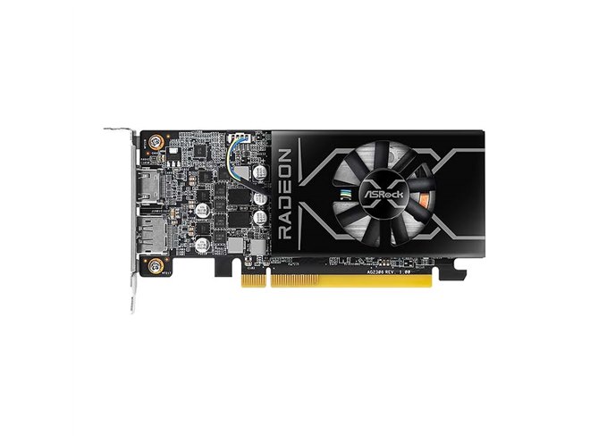 ASRock、「Radeon RX 6400」を搭載したロープロ対応ビデオカード