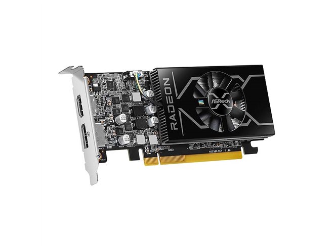 ASRock、「Radeon RX 6400」を搭載したロープロ対応ビデオカード