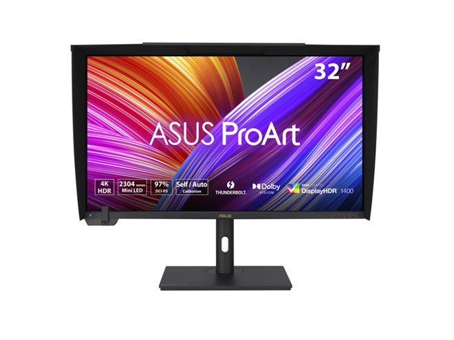ASUS、最大輝度1600カンデラのクリエイター向け32型4K/HDR液晶