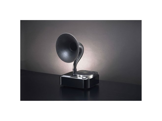 蓄音機のようなホーンを装備、ORION「Bluetooth搭載CDホーンスピーカー