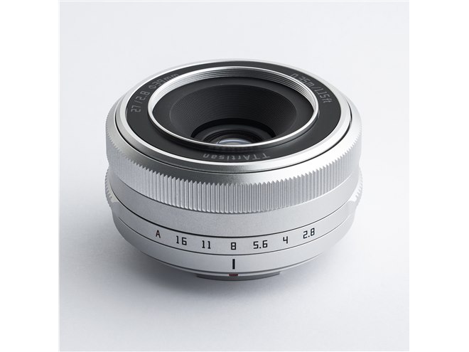 TTArtisan、「AF 27mm f/2.8 富士フイルムXマウント」新色シルバーを