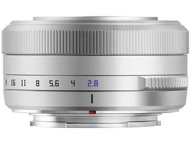 TTArtisan、「AF 27mm f/2.8 富士フイルムXマウント」新色シルバーを