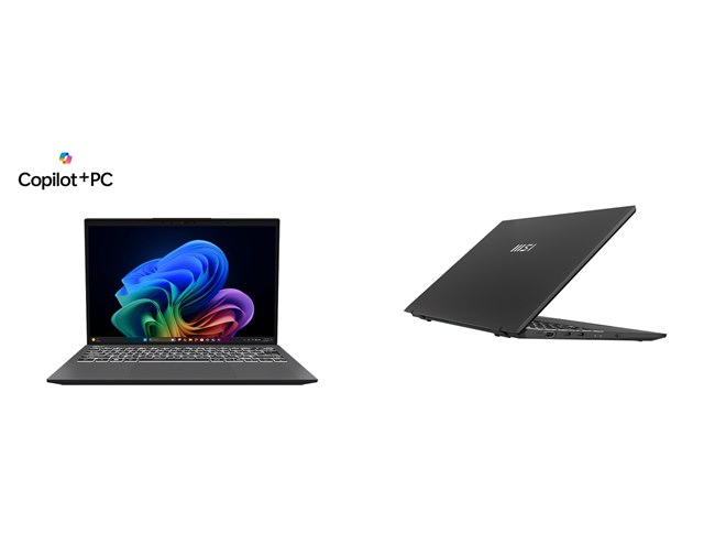 MSI、Copilot+ PC準拠のビジネス＆ゲーミングノートパソコン5種を発売