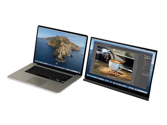 ユニーク、スマホとワイヤレス接続できるWi-Fi対応15.6型モバイル