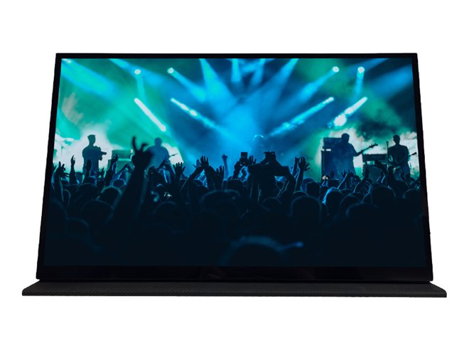 ユニーク、スマホとワイヤレス接続できるWi-Fi対応15.6型モバイル